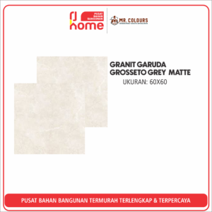 GRANIT GARUDA GROSSETO GREY G66186 60 × 60 MATTE