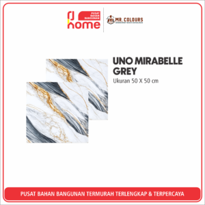 KERAMIK UNO MIRABELLE GREY UKURAN 50X50